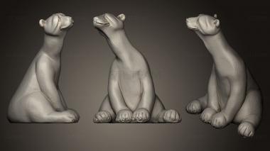 3D model Sad Polar Bear (STL)